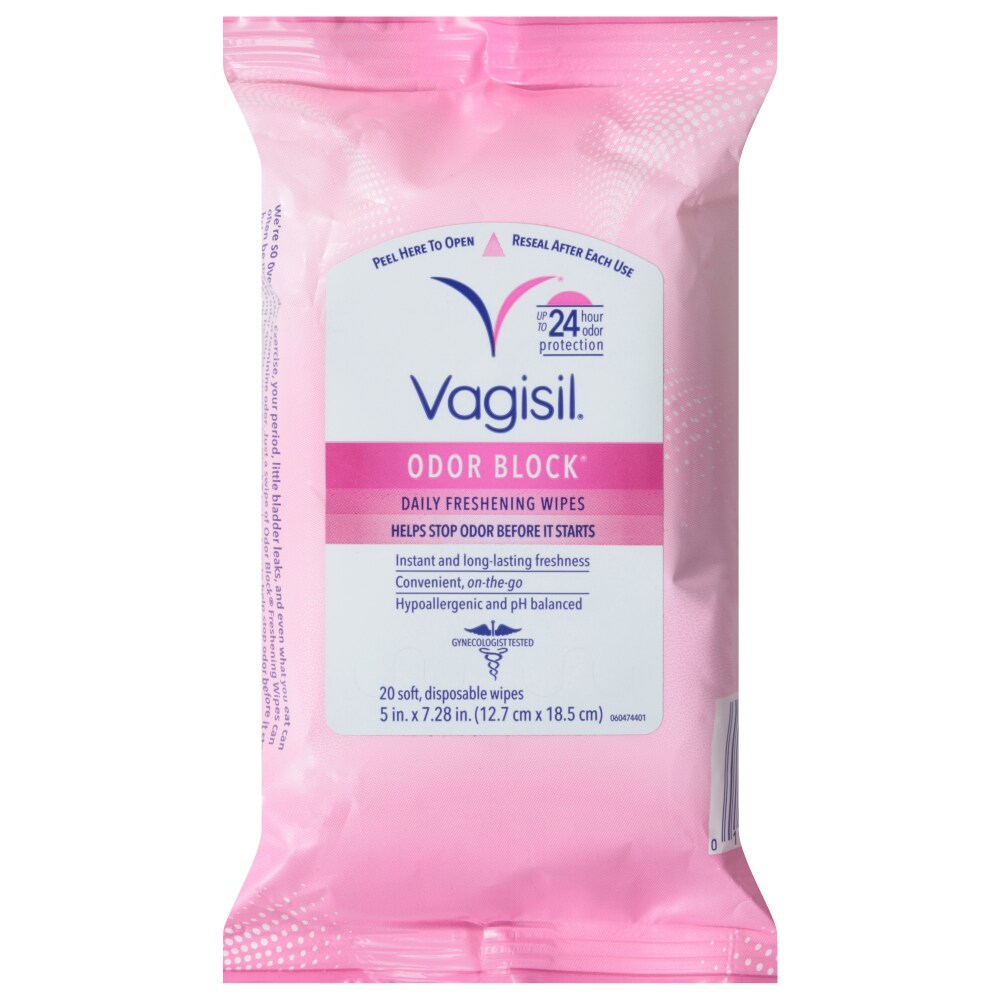 Vagisil Odor Block Wipes 20ct