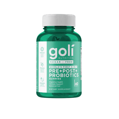 Goli Zero Sugar Probiotic+ Gummies 60 ct - Sterling Distributors
