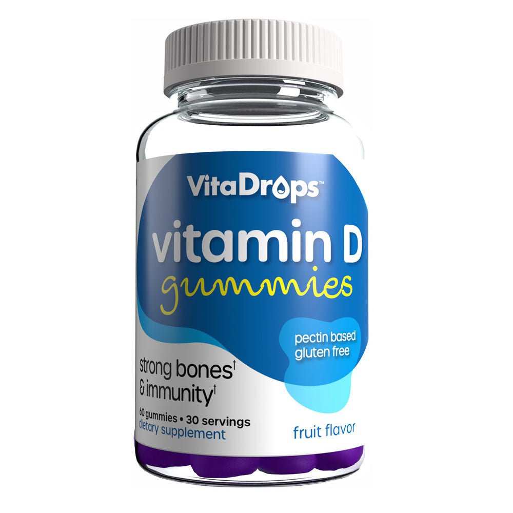 VitaDrops Vitamin D3 50 mcg (2000 IU) Gummies Assorted Flavors - Sterling Distributors