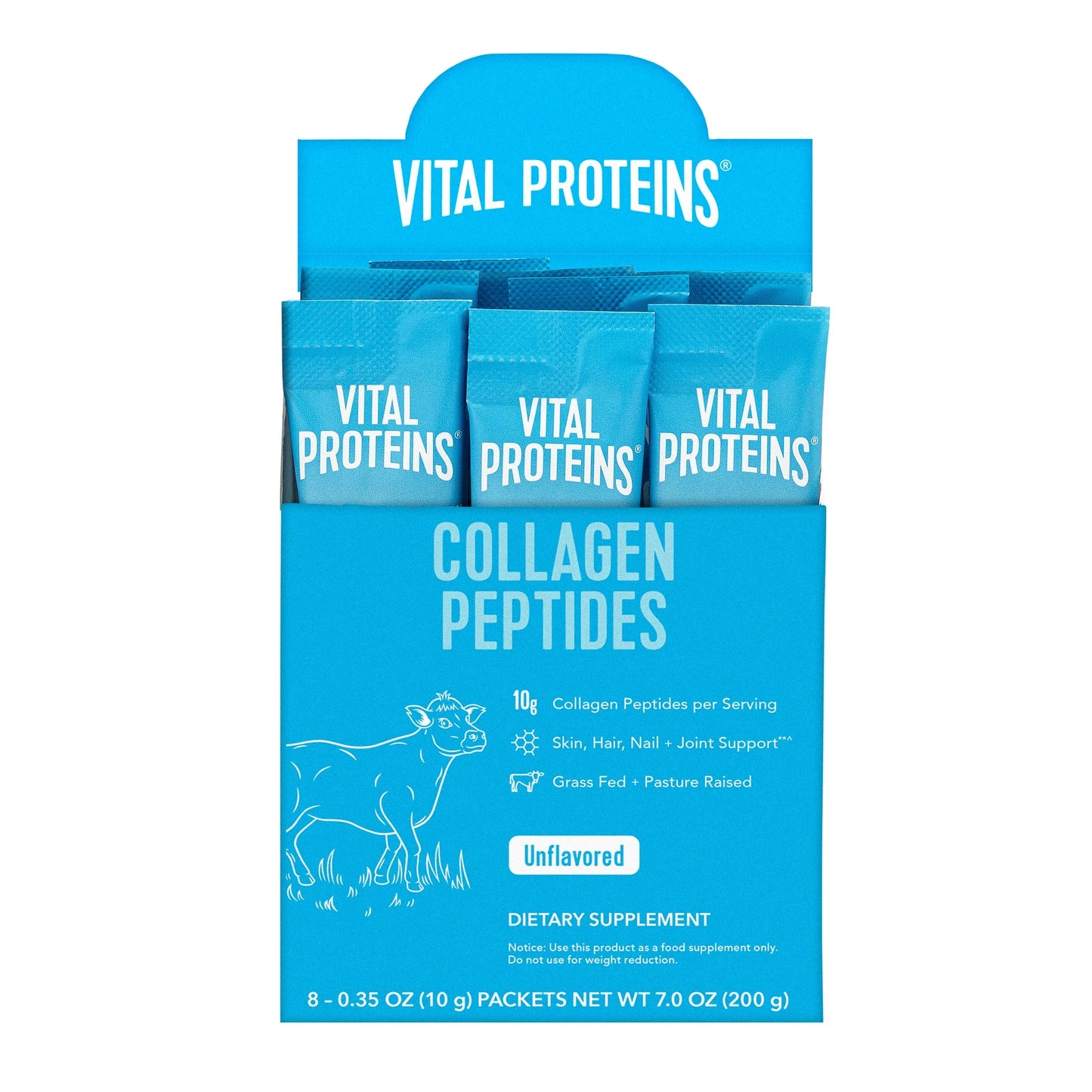 Vital Proteins Collagen Peptide Sticks 8ct 2.8 oz - Sterling Distributors