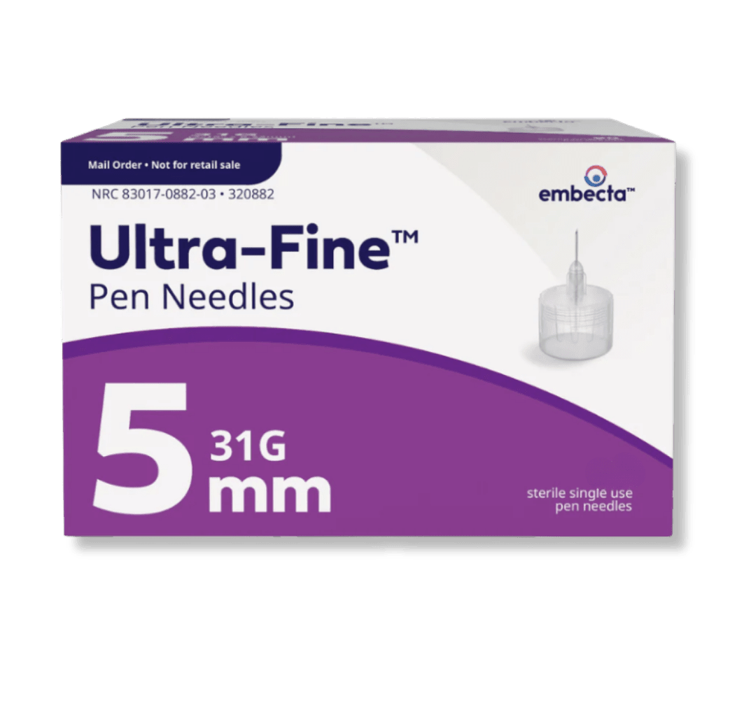 Embecta Ultrafine Pen Needle 31g 5mm 100ct - Sterling Distributors
