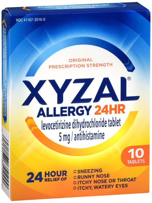 Xyzal Allergy Tablet 24hr 5mg 10ct - Sterling Distributors