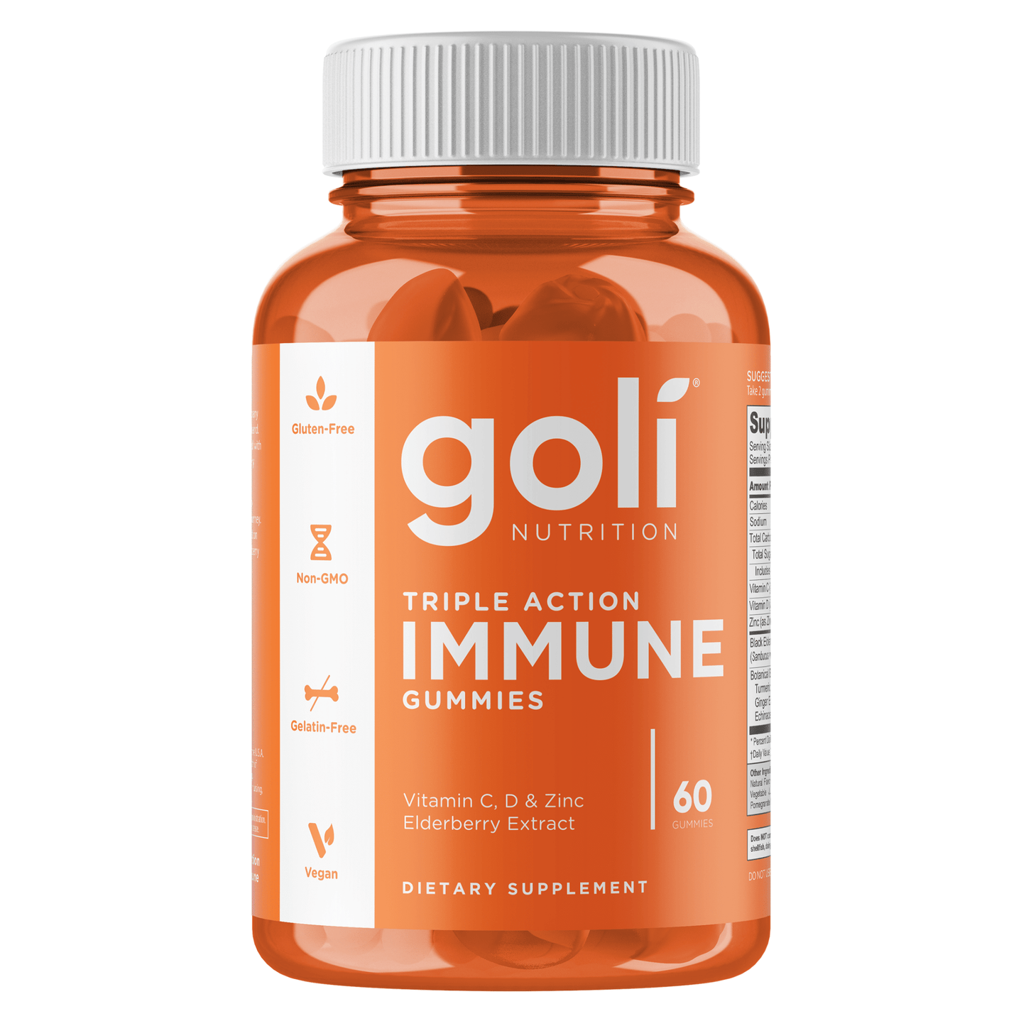 Goli Triple Action Immune Gummies 60ct - Sterling Distributors