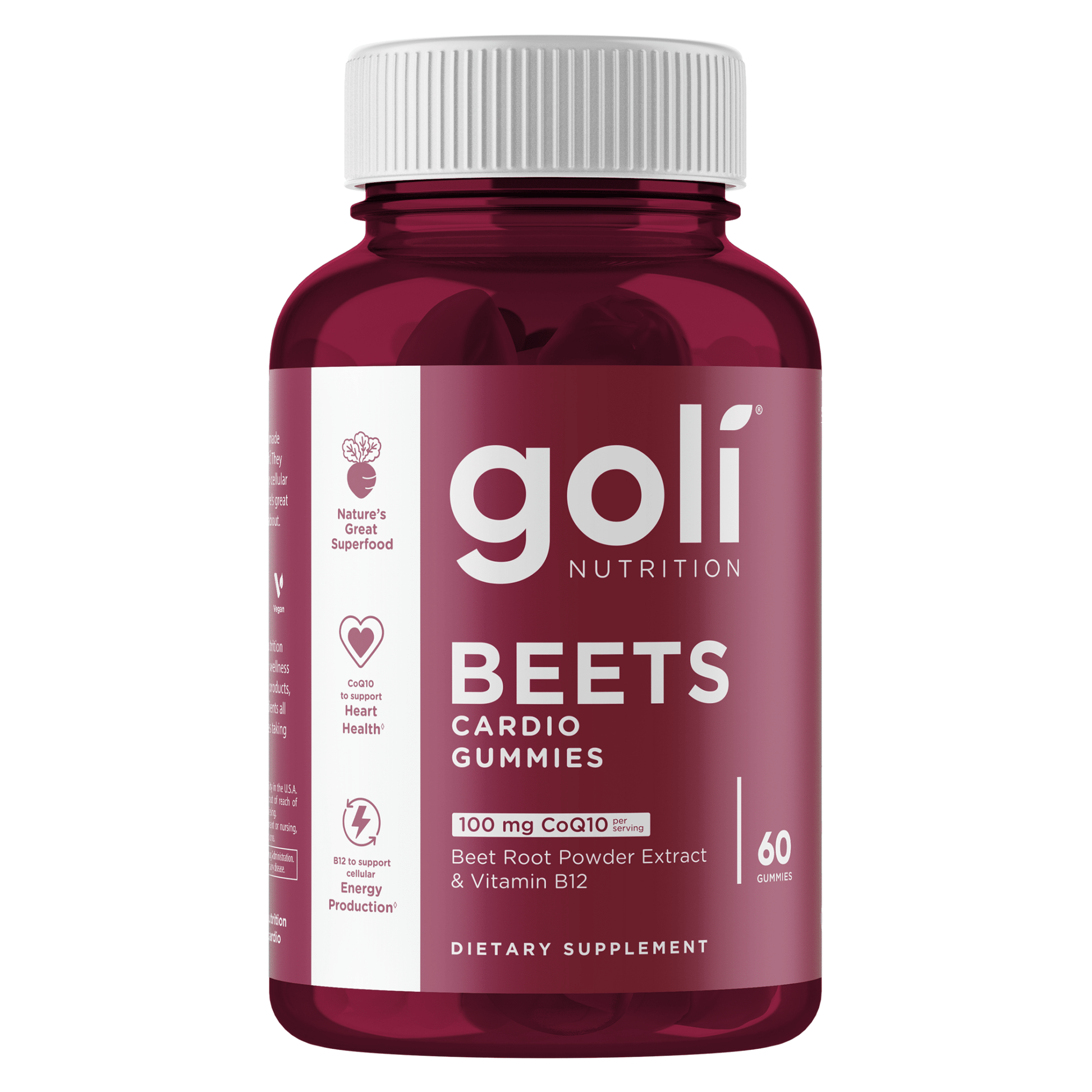 Goli Beets Cardio Gummies 60ct - Sterling Distributors