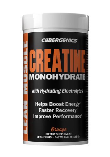 Cybergenics Creatine Monohydrate Powder - Orange Flavored 6.45oz - Sterling Distributors
