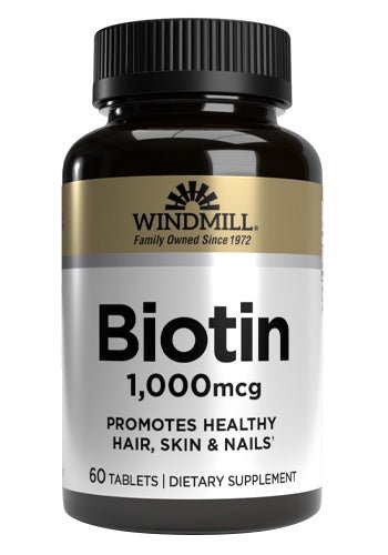 Windmill Biotin 1000 mcg Tablets - Sterling Distributors