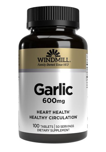 Windmill Garlic 600 mg Tablets - Sterling Distributors