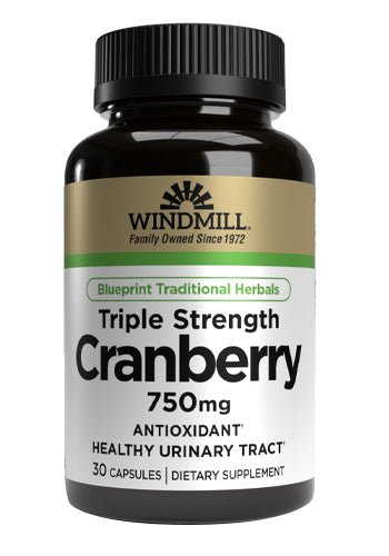 Windmill Cranberry 750 mg Capsules - Sterling Distributors