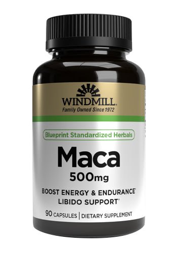 Windmill Maca 500 mg Capsules - Sterling Distributors