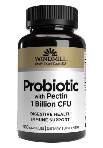 Windmill Probiotic with Pectin 1 Billion CFU Acidophilus Capsules - Sterling Distributors