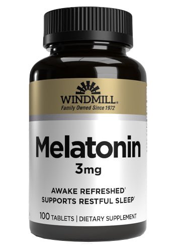 Windmill Melatonin 3 mg Tablets - Sterling Distributors