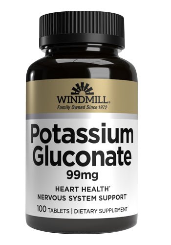 Windmill Potassium Gluconate 99 mg Tablets - Sterling Distributors