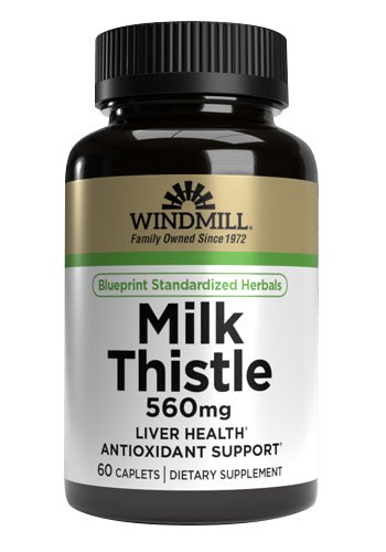 Windmill Milk Thistle 560 mg Caplets - Sterling Distributors