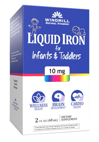 Windmill Liquid Iron for Infants & Toddlers 10 mg - Sterling Distributors