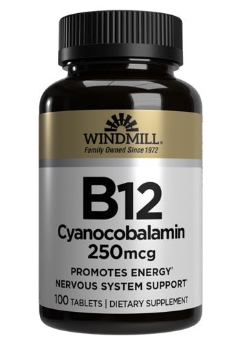 Windmill B12 250 mcg Tablets - Sterling Distributors