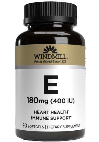 Windmill E 180 mg (400 IU) Softgels - Sterling Distributors