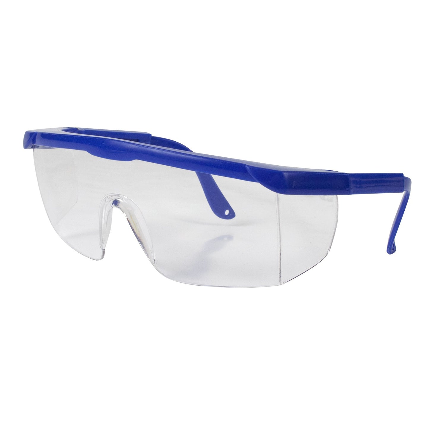 Safety Glasses, Blue frame, 50/cs - Sterling Distributors