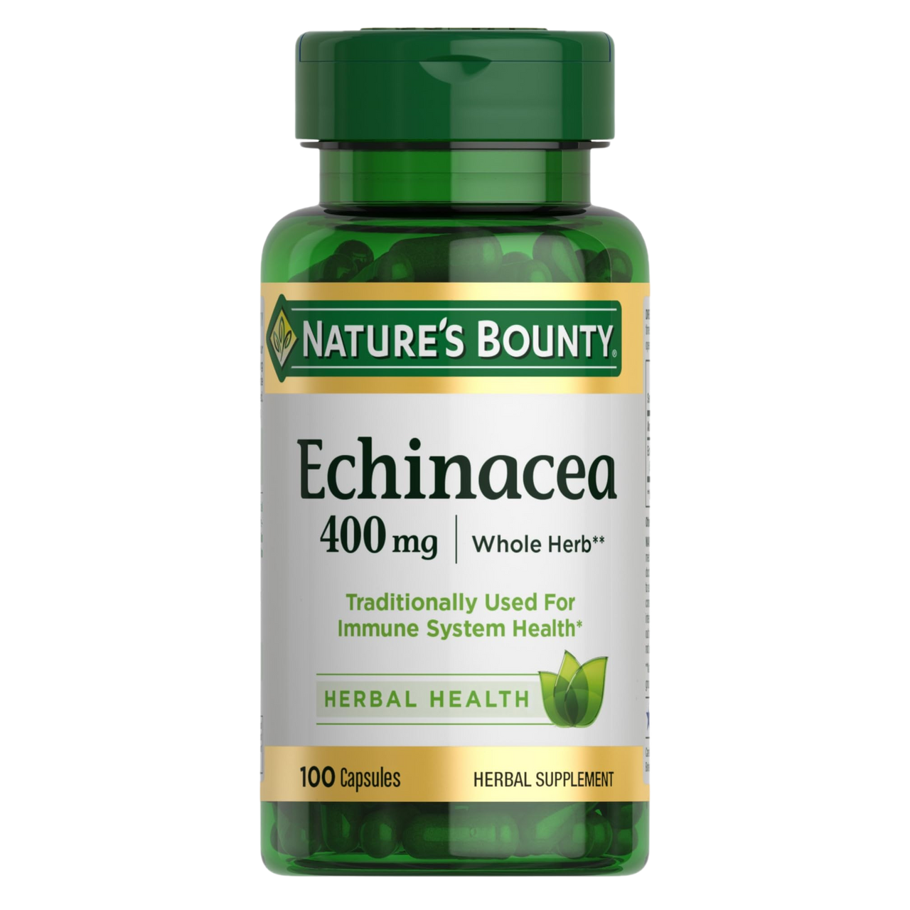 Nature's Bounty Echinacea 400mg Capsules 100ct