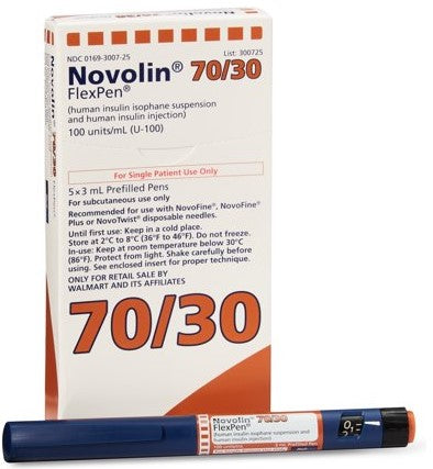 Novolin Nordisk Flexpen 70/30