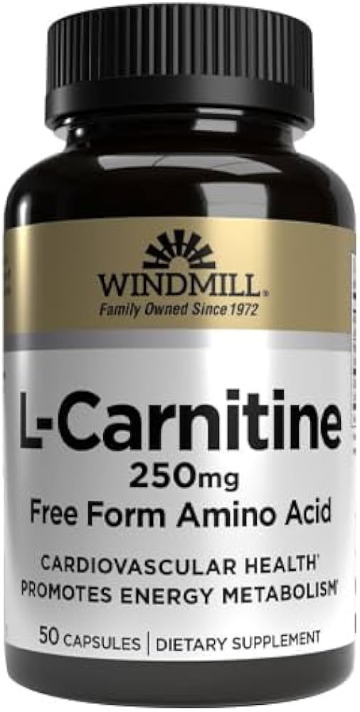 Windmill L - Carnitine 250 mg Capsules - Sterling Distributors
