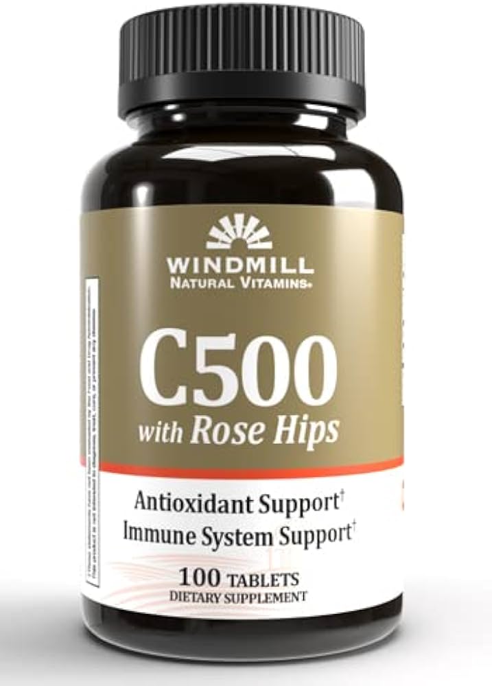 Windmill C 500 mg with Rose Hips Tablets - Sterling Distributors