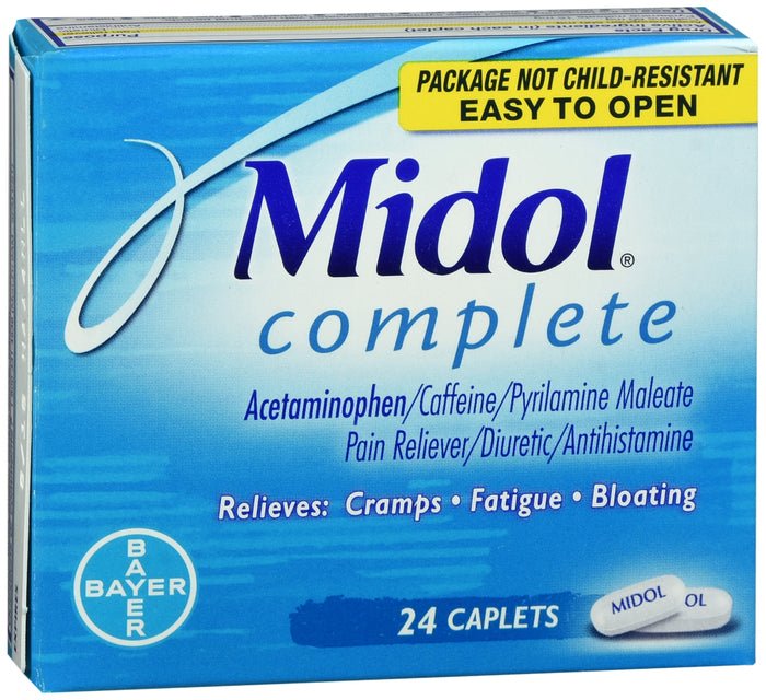 Midol Complete Cap 24ct - Sterling Distributors