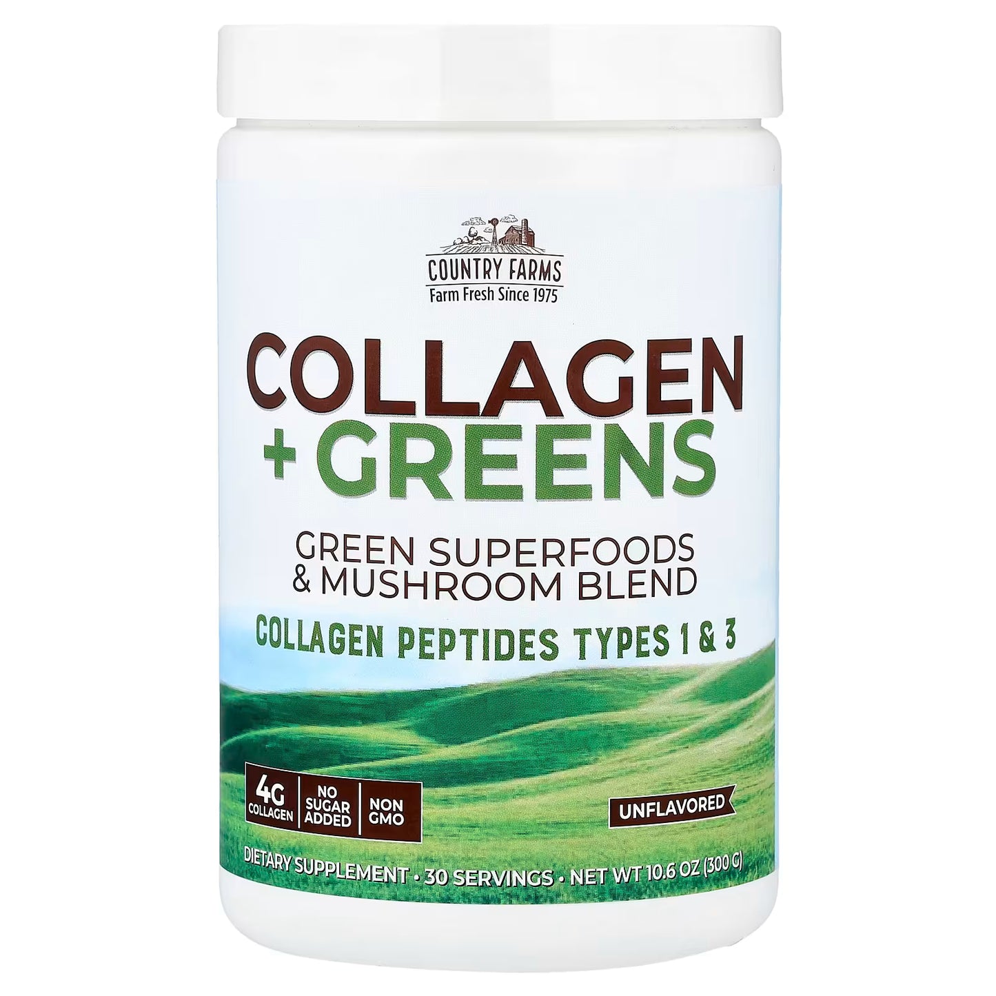 Country Farms Collagen + Greens Powder