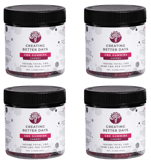 Creating Better CBD Watermelon Gummy 1500mg - Case of 4 - Sterling Distributors