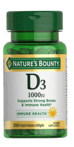 Nature Bounty Vitamin D3 1000IU 350ct Softgels - Sterling Distributors