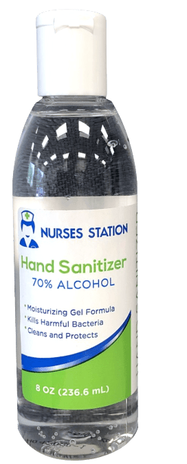 Nurses Station 70% Sanitizer 8oz - Sterling Distributors