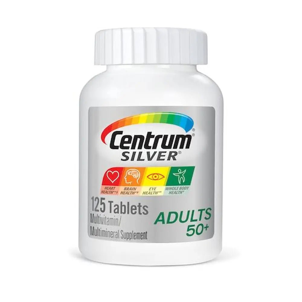 Centrum Silver Adult 50+ Tablets 125 Ct - Sterling Distributors