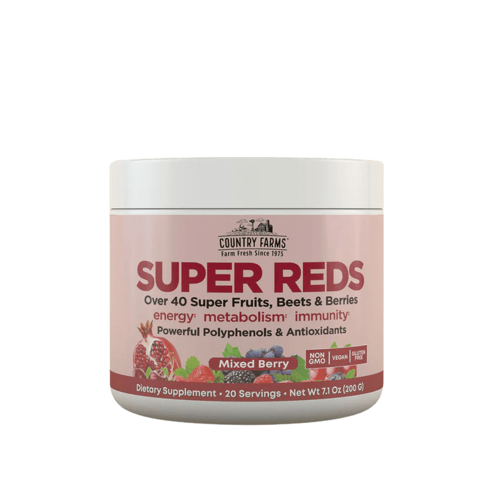 Country Farms Super Reds Powder Drink Mix - Sterling Distributors