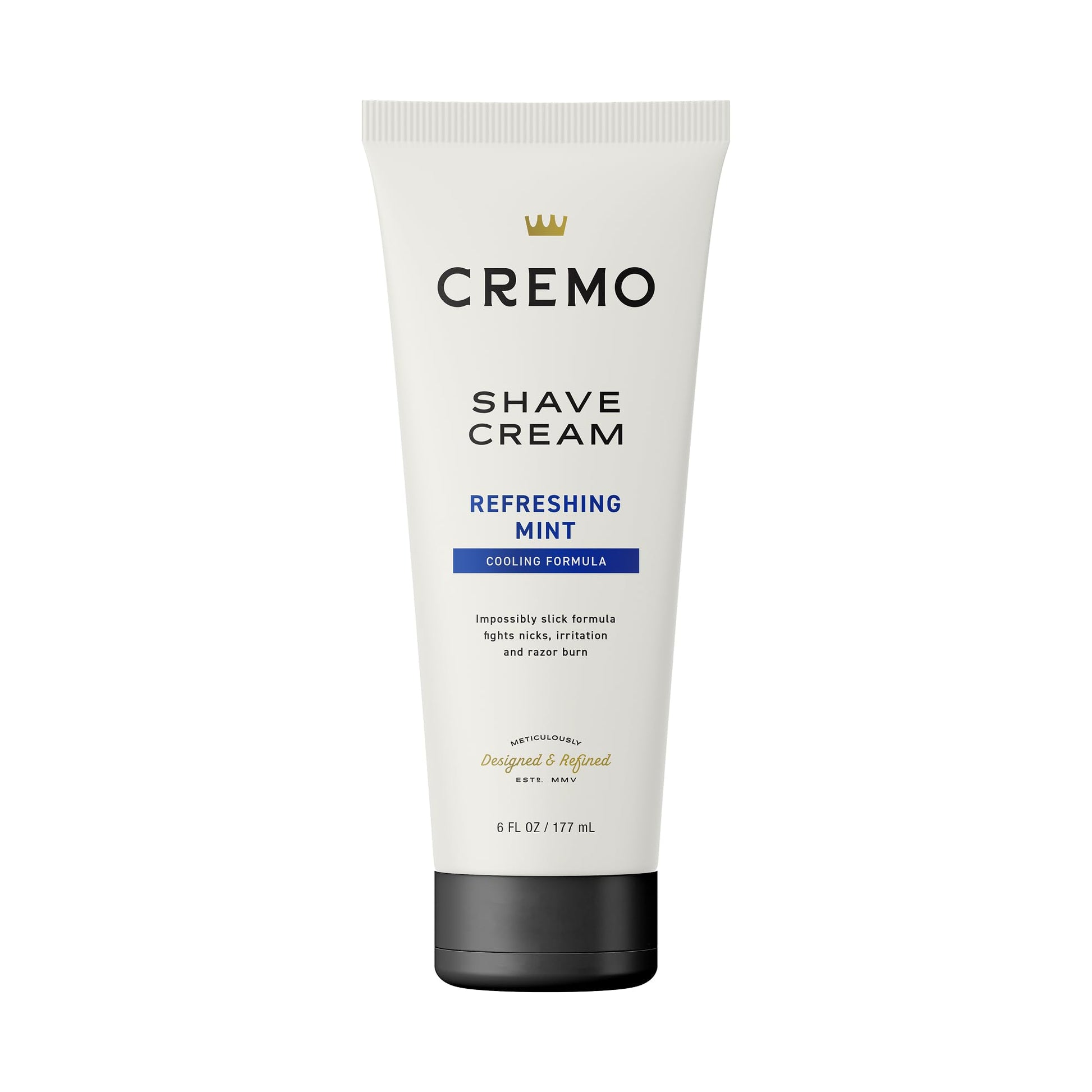 Cremo Concentrated Mens Cooling Formula Refreshing Mint Scent Shave Cream 6 Fl Oz - Sterling Distributors