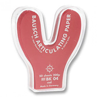 Articulating Paper Red Strips 200 Microns .008 300/pk. - Bausch