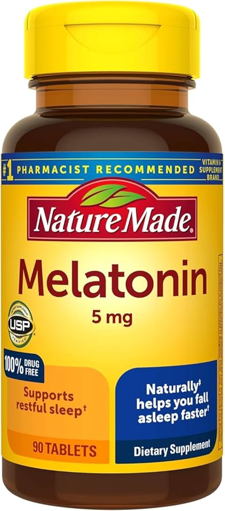 Nature Made Melatonin 5mg Tablets 90 ct - Sterling Distributors