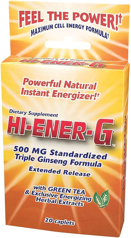 Hi - Ener - G 500 mg. Extended Release Caplets - Sterling Distributors