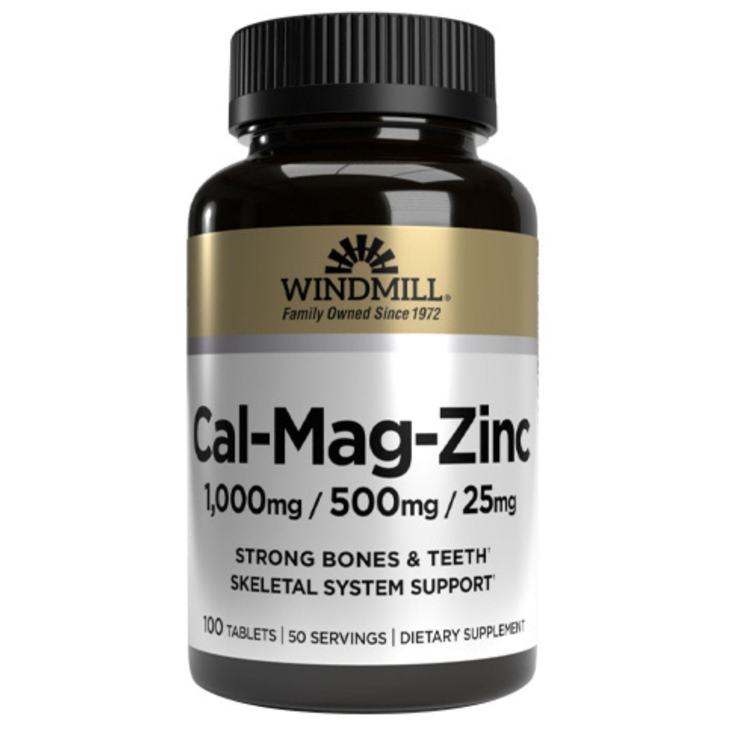 Windmill Cal - Mag - Zinc 1000 mg /500 mg /25 mg Tablets - Sterling Distributors