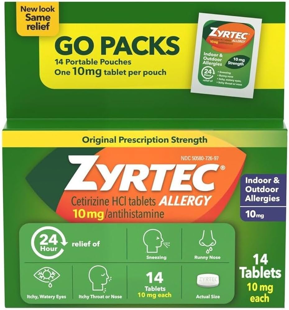 Zyrtec Allergy Tablet 10mg 14ct - Sterling Distributors