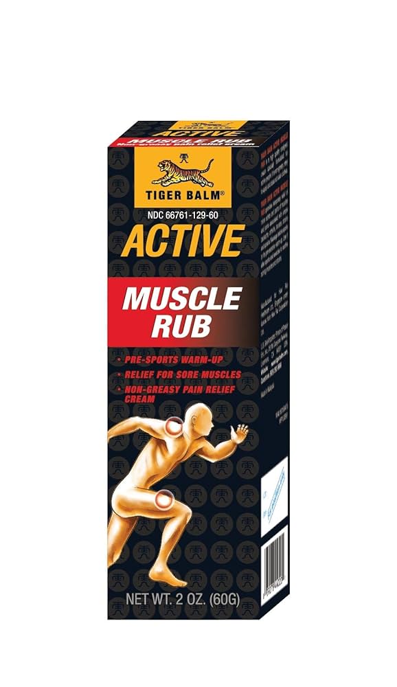 Tiger Balm Active Muscle Rub Cream 2oz - Sterling Distributors