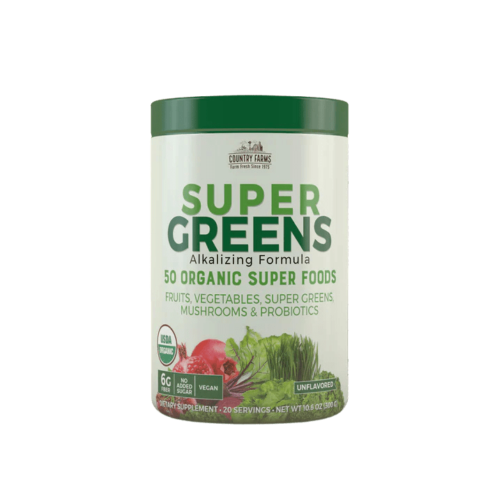 Country Farms Super Green Drink Mix Natural - Sterling Distributors