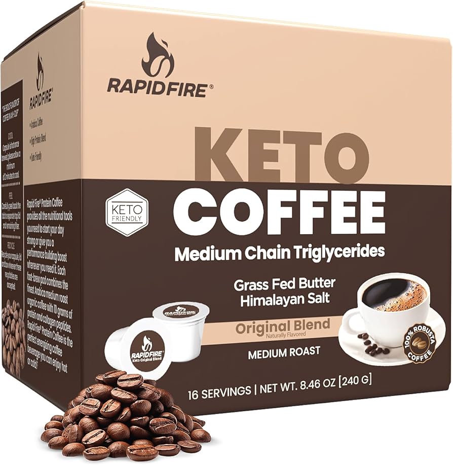 Rapid Fire Ketogenic Coffee Pods (Original Blend) - Sterling Distributors