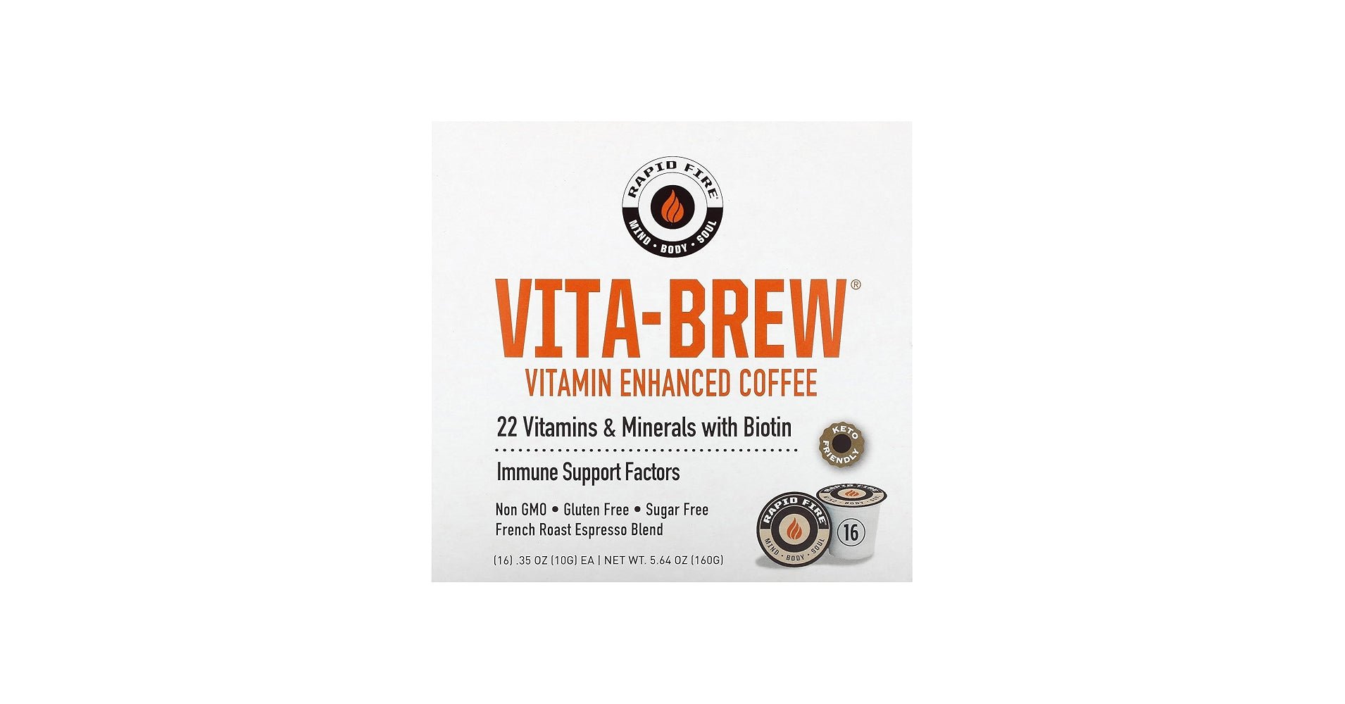 Rapid Fire Vita - Brew Coffee Pods - Sterling Distributors