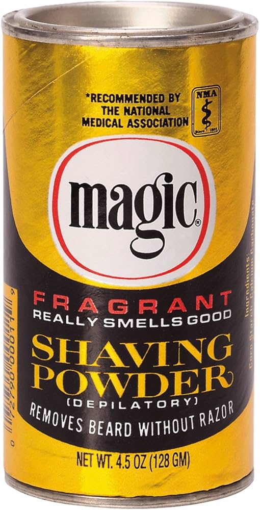 Magic Shave Gold Shaving Powder with Fragrance 4.5 oz - Sterling Distributors