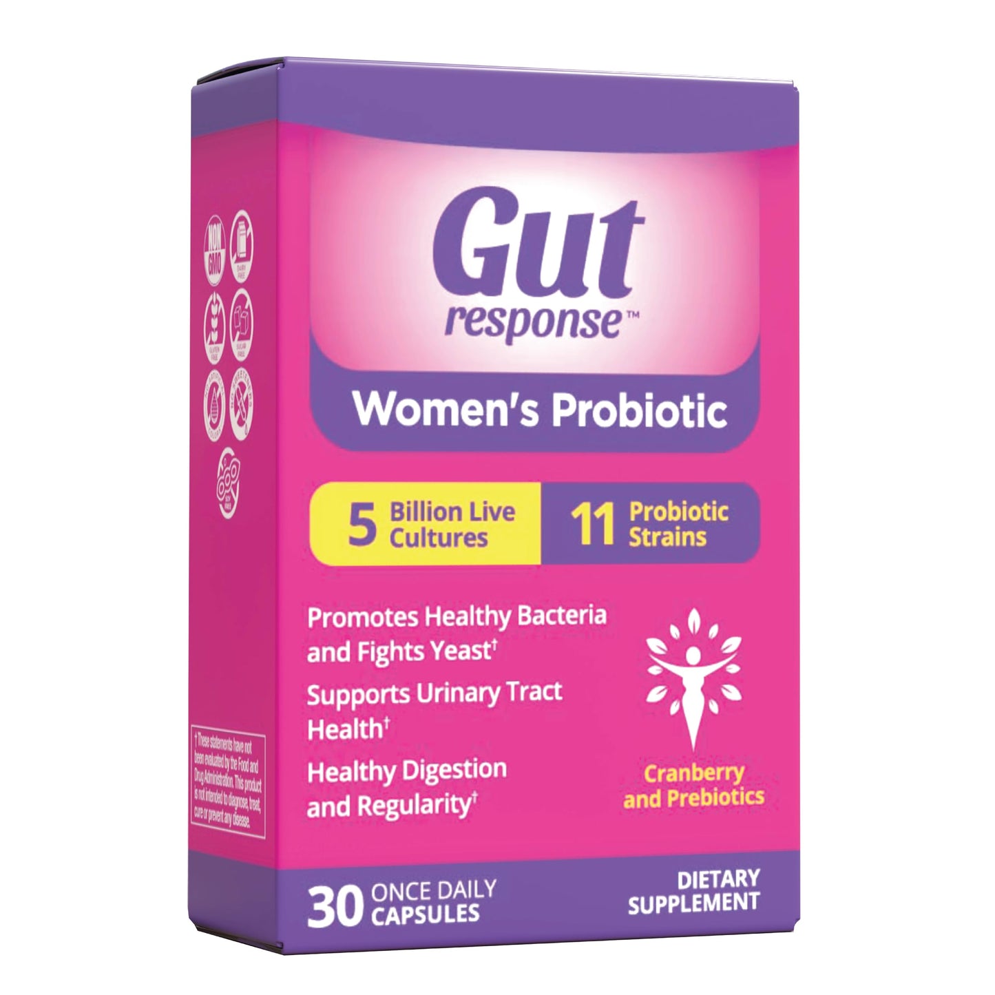 Gut Response Women's Probiotic Capsules 30ct - Sterling Distributors