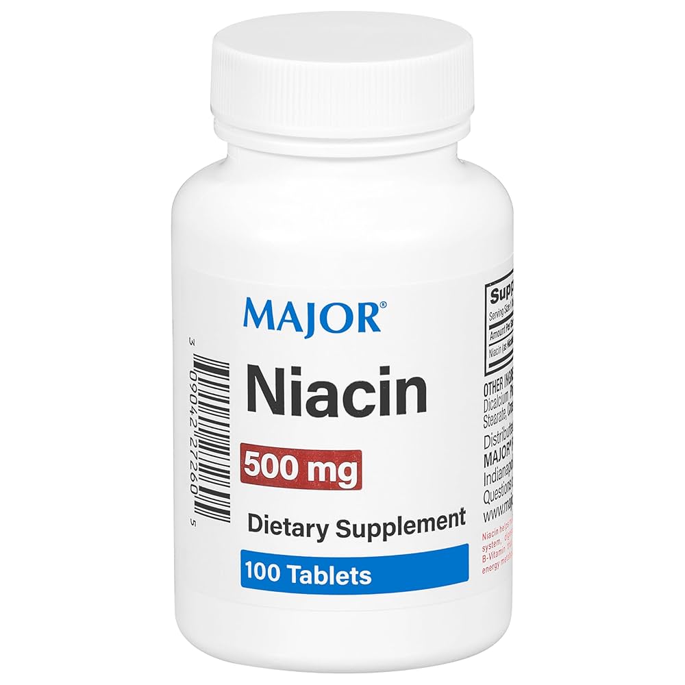 Niacin Tablets 500mg 100ct - Sterling Distributors