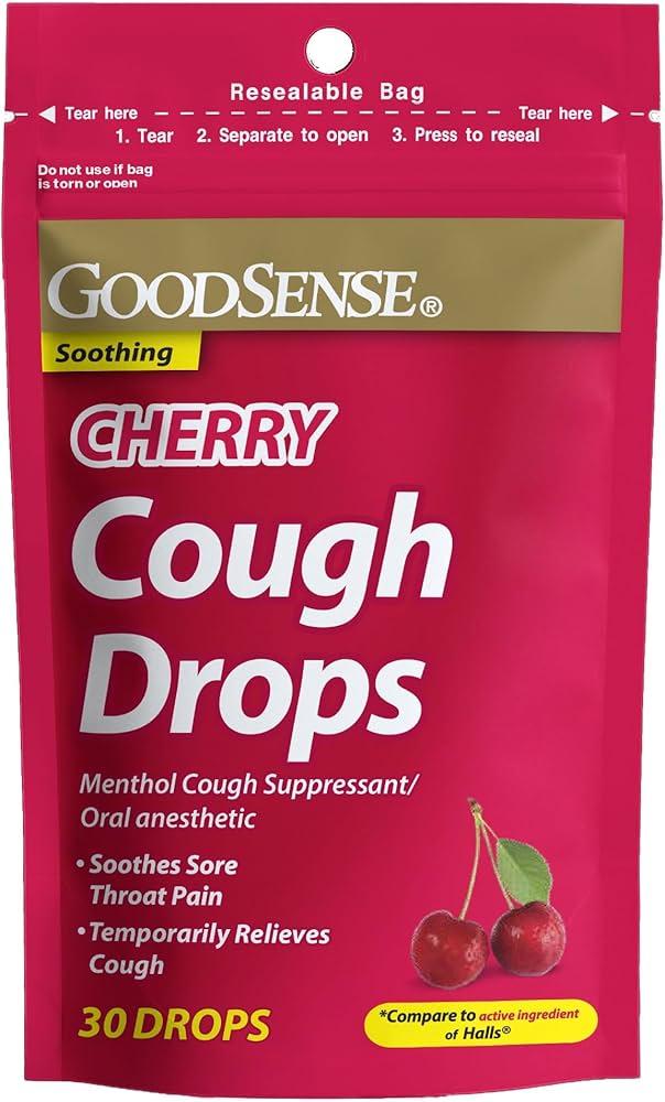 Goodsense Cough Drops Cherry 30ct - Sterling Distributors