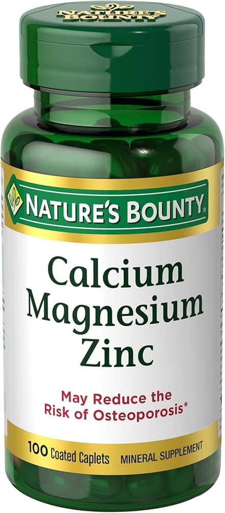 Nature Bounty Calcuim, Magnesuin & Zinc 100 Caplets - Sterling Distributors