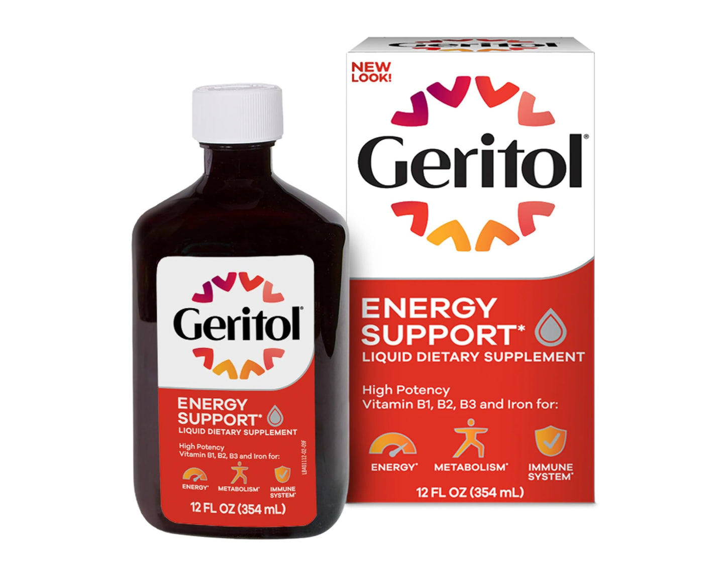 Geritol Vitamin B & Iron Liquid Supplement 12oz - Sterling Distributors