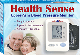 Homeaide HealthSense Upper Arm Blood Pressure Monitor 8.6in - 14.2in