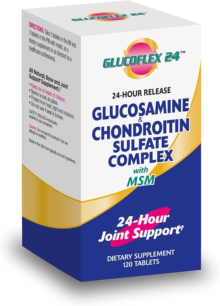 Glucoflex Gluc. & CSA 24 hr Joint Support Caplets - Sterling Distributors